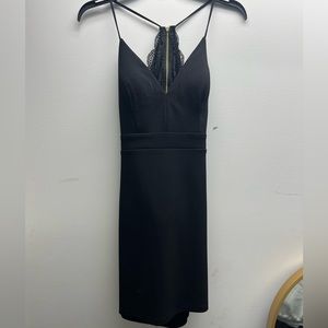 Black body on dress with lace back
